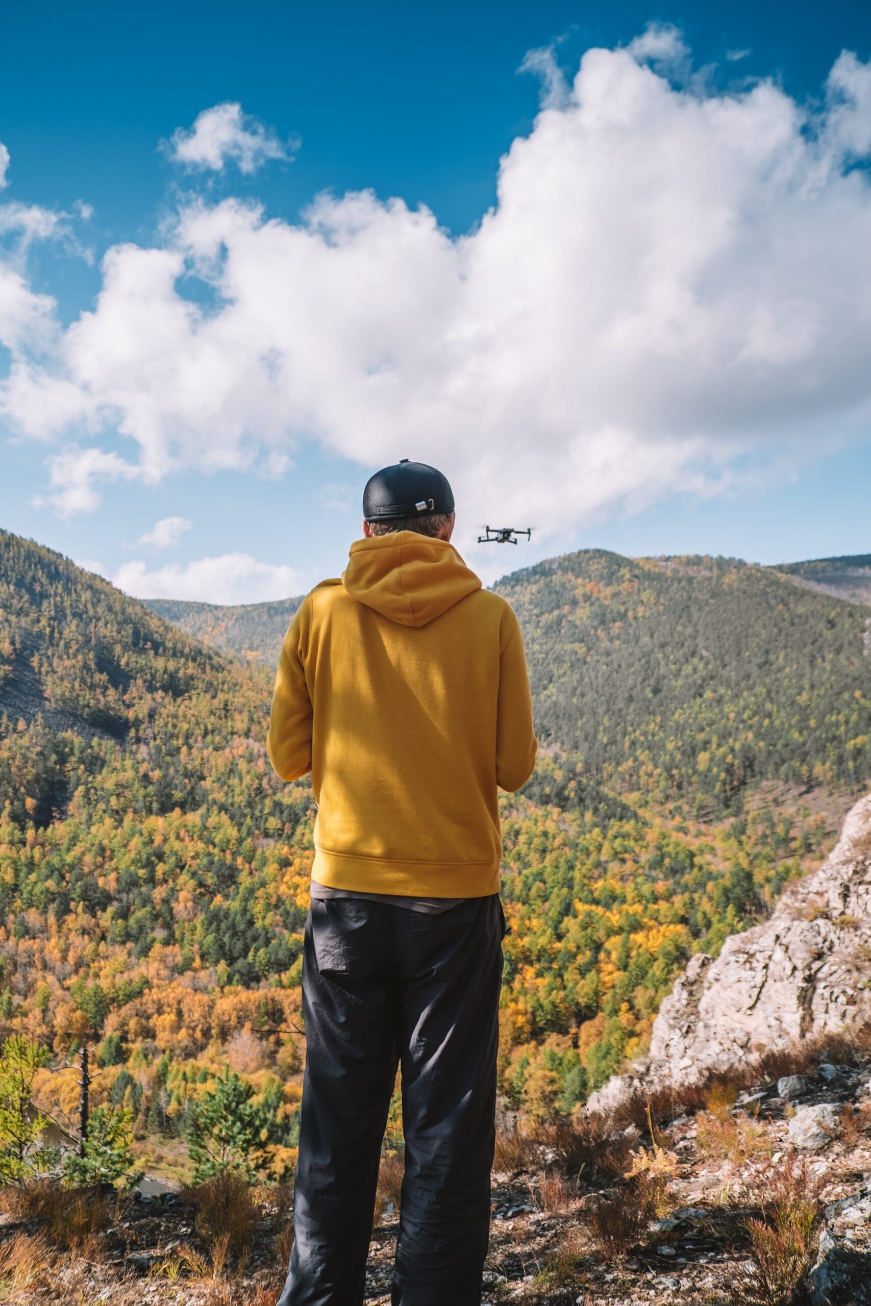 a man launches a drone for photo and video shootin 2023 11 27 04 58 06 utc a man launches a drone for photo and video shootin 2023 11 27 04 58 06 utc